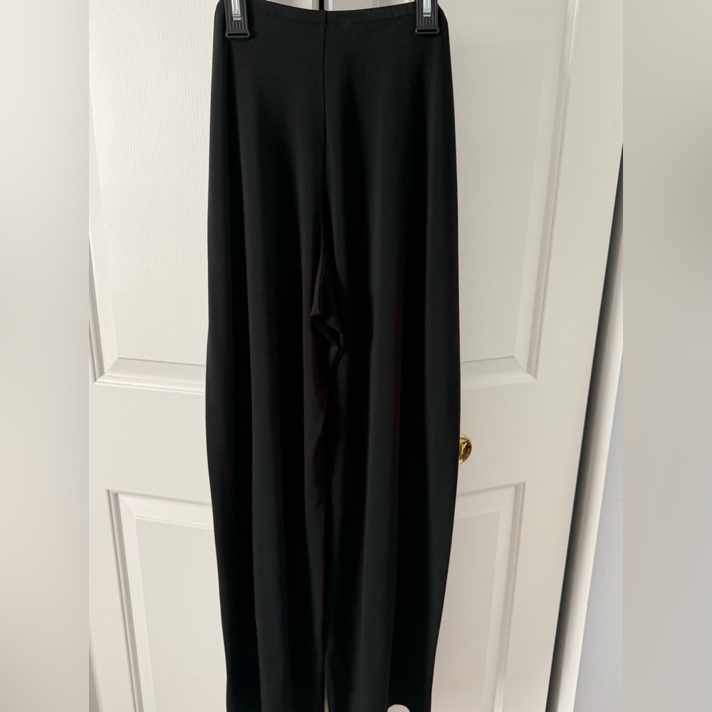 Anne Klein Black Wide Leg Pants